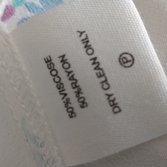 NWT Rumored North Country White Floral Maxi Dress Sz L - Picture 13 of 13